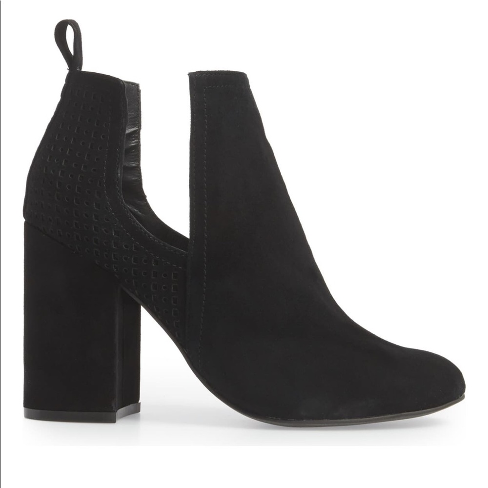 Black Suede Steve Madden Nomad Bootie
